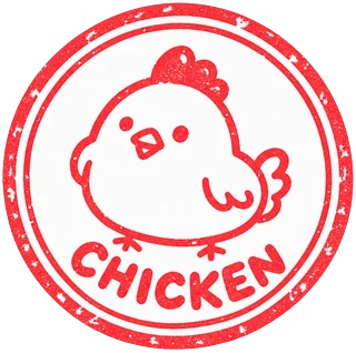 Chicken stamp